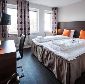 Sovrumöversikt för First Hotel Solna