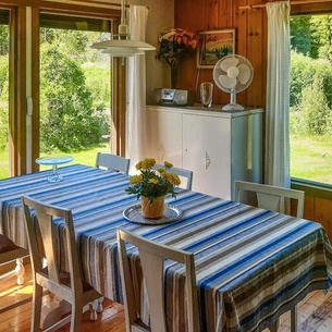 A cozy and secluded cottage in picturesque surroundings.