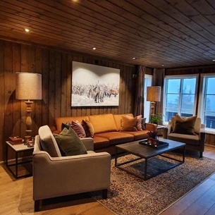 Beautiful cabin at Lifjell perfectly located for hiking and skiing with sauna