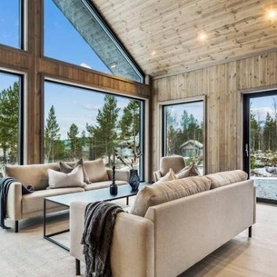 Brand new cabin at Hovden cross-country skiing