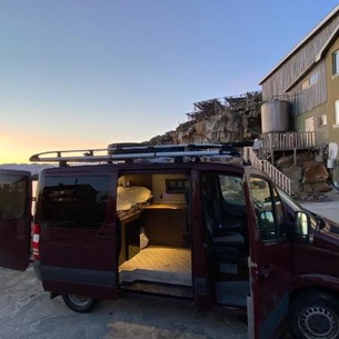 Campervan in the Lofoten Islands