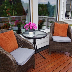 Cozy room in a house with a garden on the island of Askøy, near Bergen