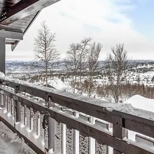 Enjoy a vacation close to nature in a modern vacation home with sauna.