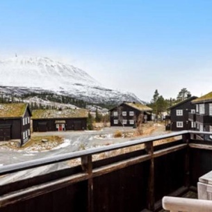 Lägenhet med utsikt mot Gaustatoppen, ski in ski out