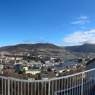 Leilighet med nydelig utsikt over Bergen