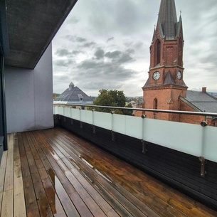 Modern Room with Private Balcony and Scenic Views