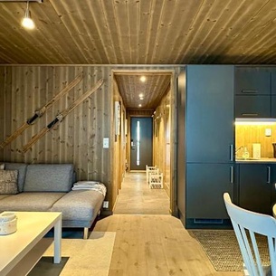 Modern ski-in out apartment at Sjusjøen