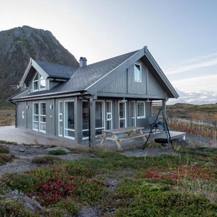 Moderne hytte på fantastiske Gimsøy i Lofoten