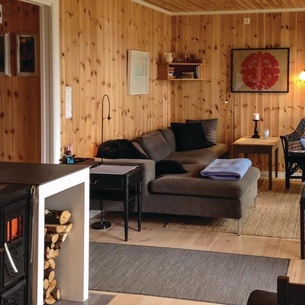 Really very cozy cottage with beautiful views of the fjord and the surrounding area.