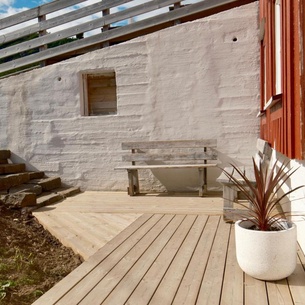 Renovated barn with a view