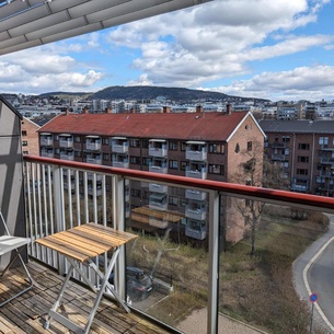 Spacious and cozy study apartment with balcony