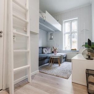 Studio apartment in central Oslo