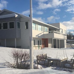 Villa top view Tromsø