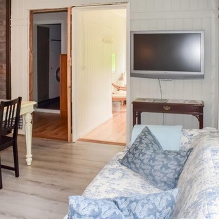 Cozy vacation apartment with fjord panorama from the terrace.