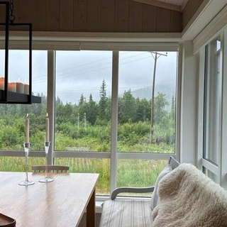 Hytte med flott utsikt