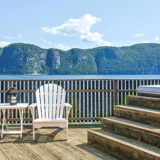 Lovely Home In Farsund With House A Mountain View